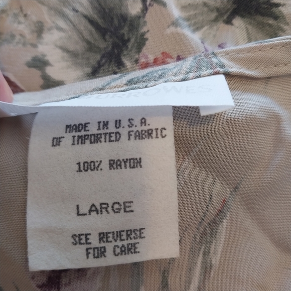 Vtg Susan Burrowes Size Large 90s Country Springtime Floral Cottagecore Dress - Picture 14 of 16